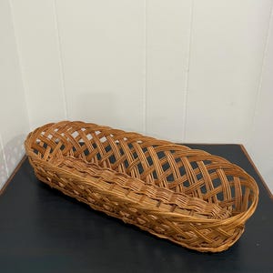 Vintage Wicker Woven Basket