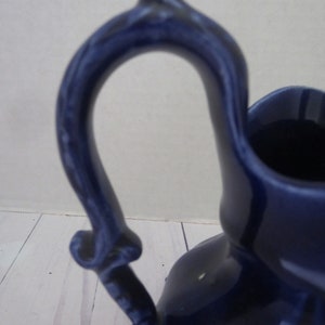 Vintage Navy Blue Small Pitcher image 2