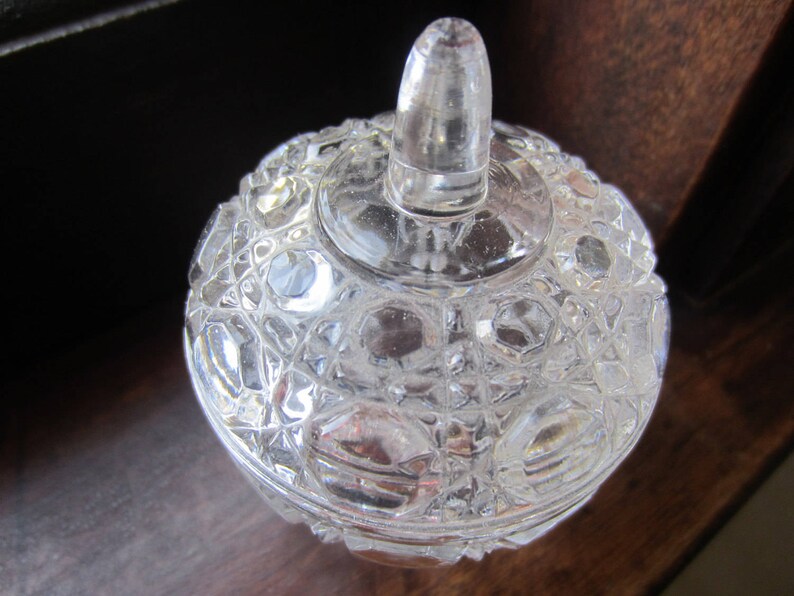 Vintage Genuine Lead Crystal Apple Shaped Dish With Lid/anna Etsy