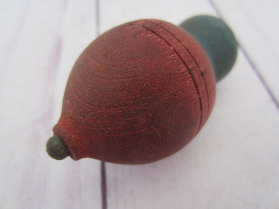 Antique Wood Spinning Top Toy Spinning Top Etsy