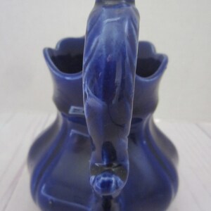 Vintage Navy Blue Small Pitcher image 5