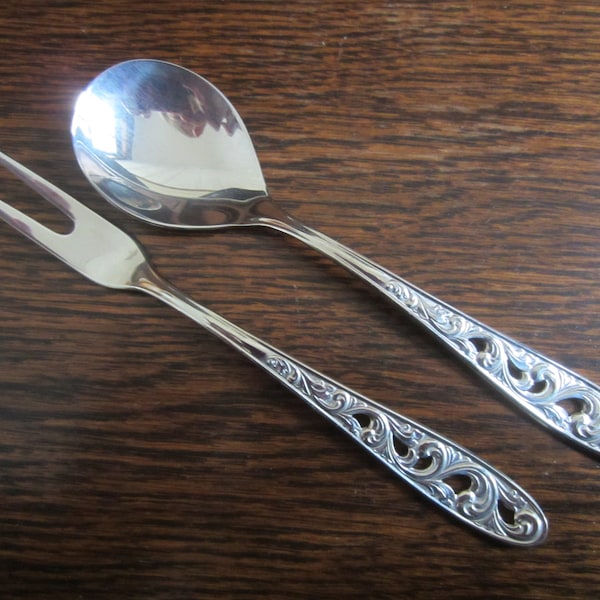 Vintage Serving Set Etsy