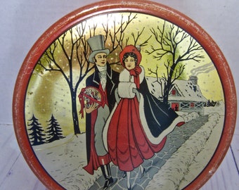 Vintage Christmas Tin