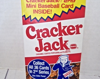 Vintage Cracker Jack Box Collectible Cracker Jack Box