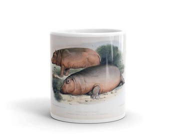 Coffee Mug - Ceramic - Young Hippopotamus Coffee Mug
