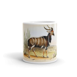 Coffee Mug - Ceramic - Nyala Male Coffee Mug - Dish Washer safe.