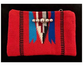 Beautiful Vintage Chimayo Textile Purse/Clutch Circa 1940’s-50’s