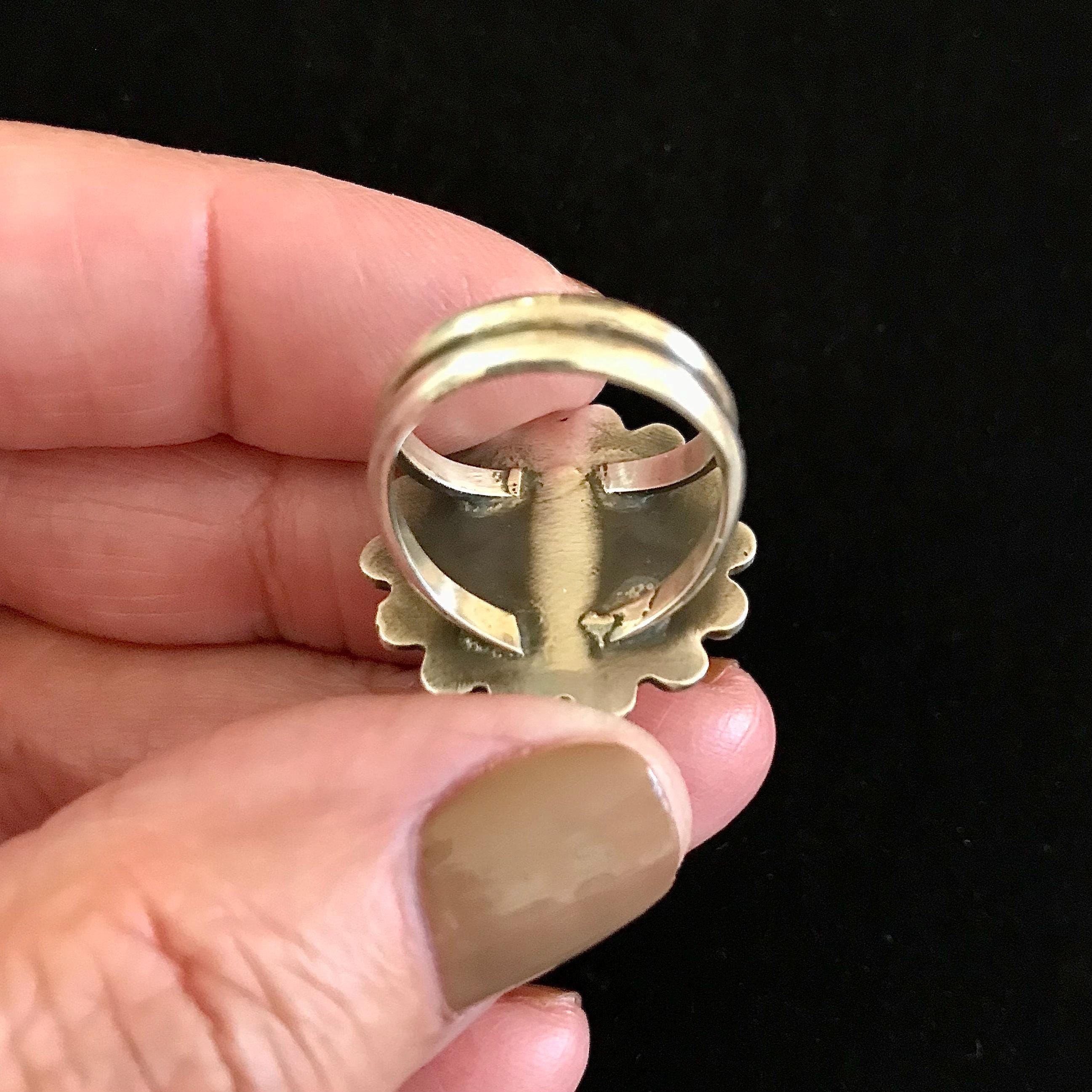 Lovely Vintage Fred Harvey Single Satellite Ring Size 7 - Etsy