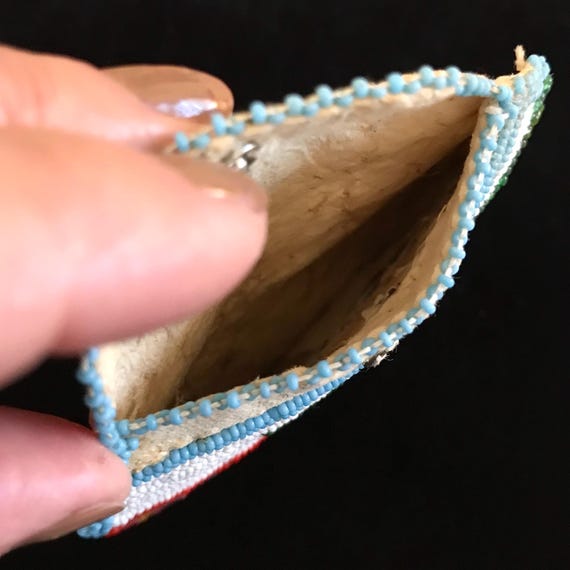 EXCEPTIONAL Vintage Native American Beaded Deersk… - image 5