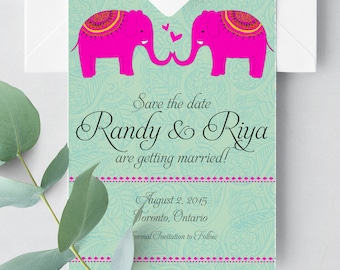 Save the Date | Pink Elephant