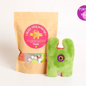 diy, kit make your monster, monster sewing pattern, monster toy, doll maker