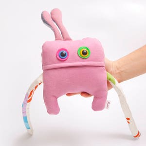 Eliott super soft monster, plushie stuffed animal, cotton plush toy image 4