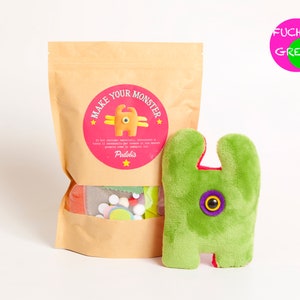 diy, kit make your monster, monster sewing pattern, monster toy, doll maker