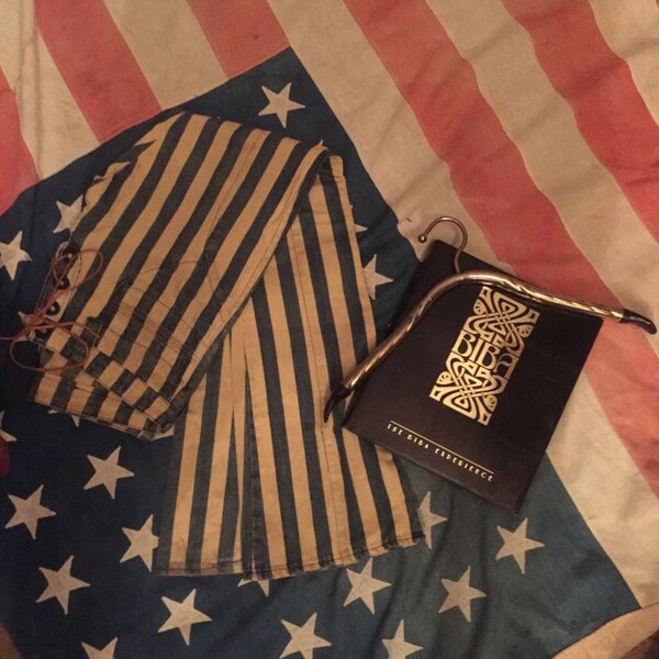 Henry Duarte Striped Jeans Designer Denim 70s Rock Fashion Vintage Stoner Rock denim 1970s Hollywood's Sunset Strip Cool Black Sabbath