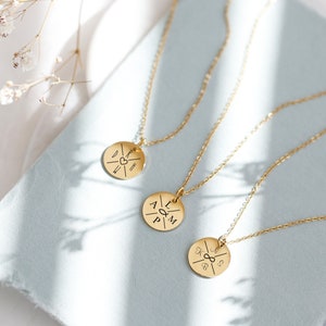Cadena personalizada con grabado a pedido - cadena de acero inoxidable - collar familiar - cadena de letras - oro, plata y oro rosa - K531