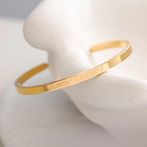 Personalized bracelet with engraving and color choice - Vivianna bracelet - silver, gold, rose gold - Gift for her - A104