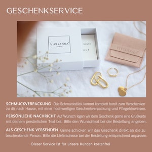 Personalisierte Kette mit Geburtsstein Edelstein Geschenk zur Geburt Kette mit Gravur Familienkette Namenskette MK006 Bild 8