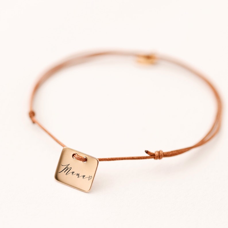 Bracciale personalizzato incisione desiderata braccialetto con incisione regalo per la festa della mamma regalo mamma braccialetto unisex A224 immagine 3