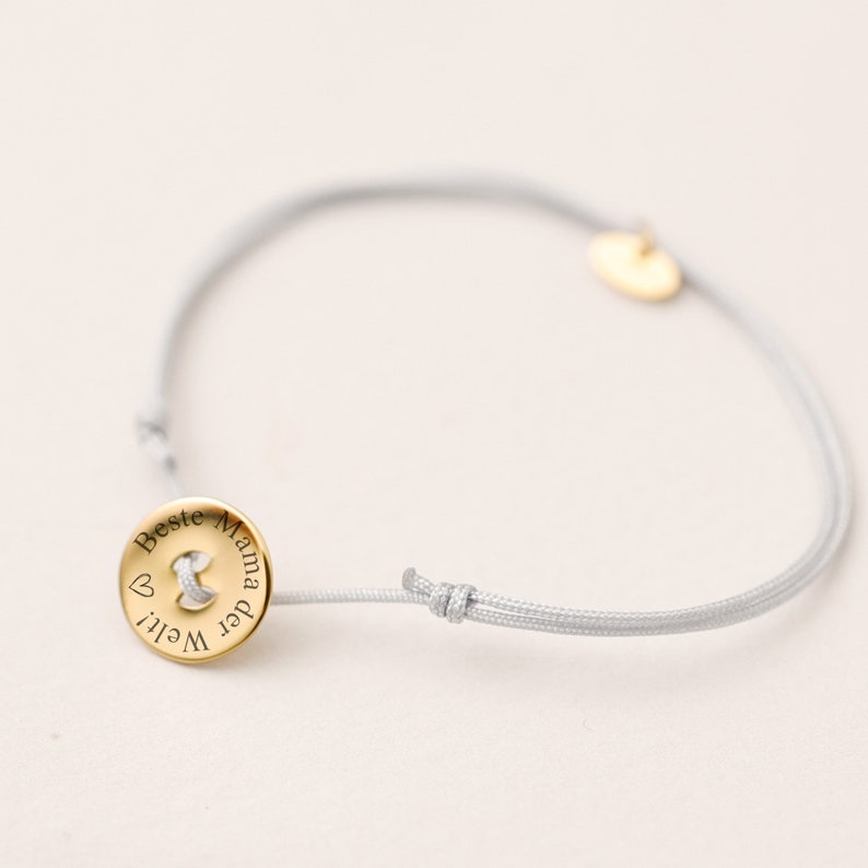 Personalized bracelet desired engraving bracelet with engraving Mother's Day gift mom gift unisex bracelet A230 zdjęcie 2