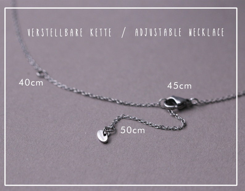 Geburtsblumen Halskette Personalisierte Gravur Florale Halskette Ovales Plättchen Namenskette Geschenk für sie MK003 Bild 9