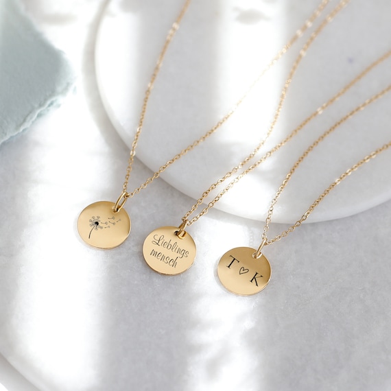 Engraving necklace for best sale her