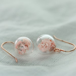 925s Exquisite earrings with real Annes lace E363 image 2