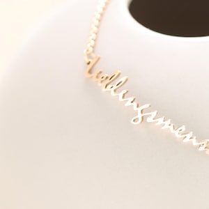 Lieblingsmensch Armband Mit Natursteinen - Verstellbarer Glücksbringer Mit Karte