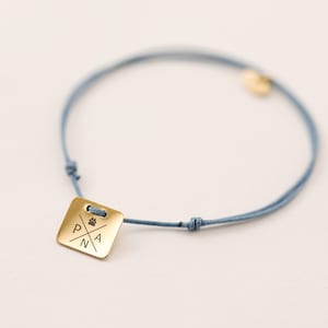 Bracciale personalizzato incisione desiderata braccialetto con incisione regalo per la festa della mamma regalo mamma braccialetto unisex A224 immagine 1