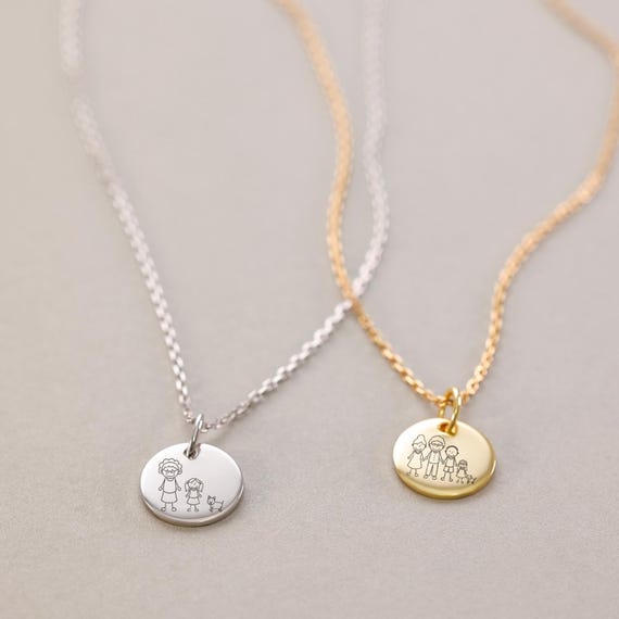 Collana Con Ciondolo Lettera Iniziale Personalizzata Con Incisione - Regalo Personalizzato Per Fidanzata, Migliore Amica, Damigella - Acciaio Inossidabile 316L