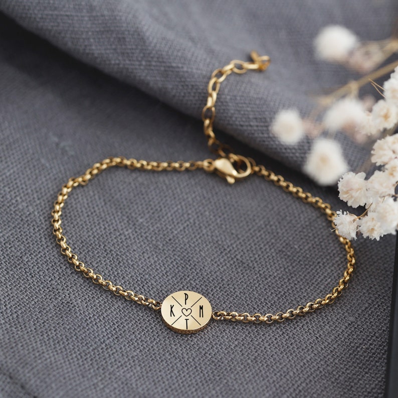 Personalisiertes Armband Familie Armband Edelstahl Etsy