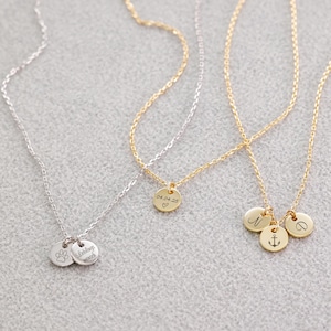 Colar personalizado em prata 925 - colar personalizado - colar personalizado - colar de família - colar com nome - presente para ela - GK015