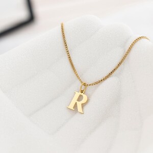 Initialen Kette - Buchstaben Kette - personalisierte Kette - Familie Halskette - Namenskette - gold silber rosé - Edelstahl Kette - K541 image 4