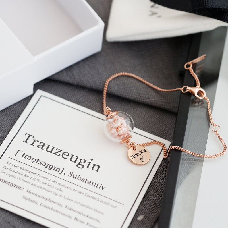Trauzeugin Armband in Silber 925 als Geschenkidee 7 • 7
