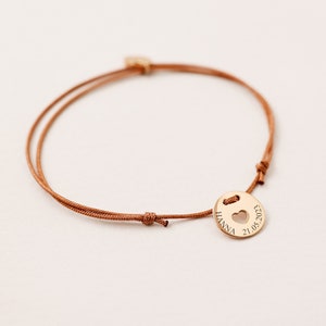 Personalisiertes Herz Armband Wunschgravur Armband mit Gravur Muttertag Geschenk Armband mit Herz Unisex Armband A228 Bild 3