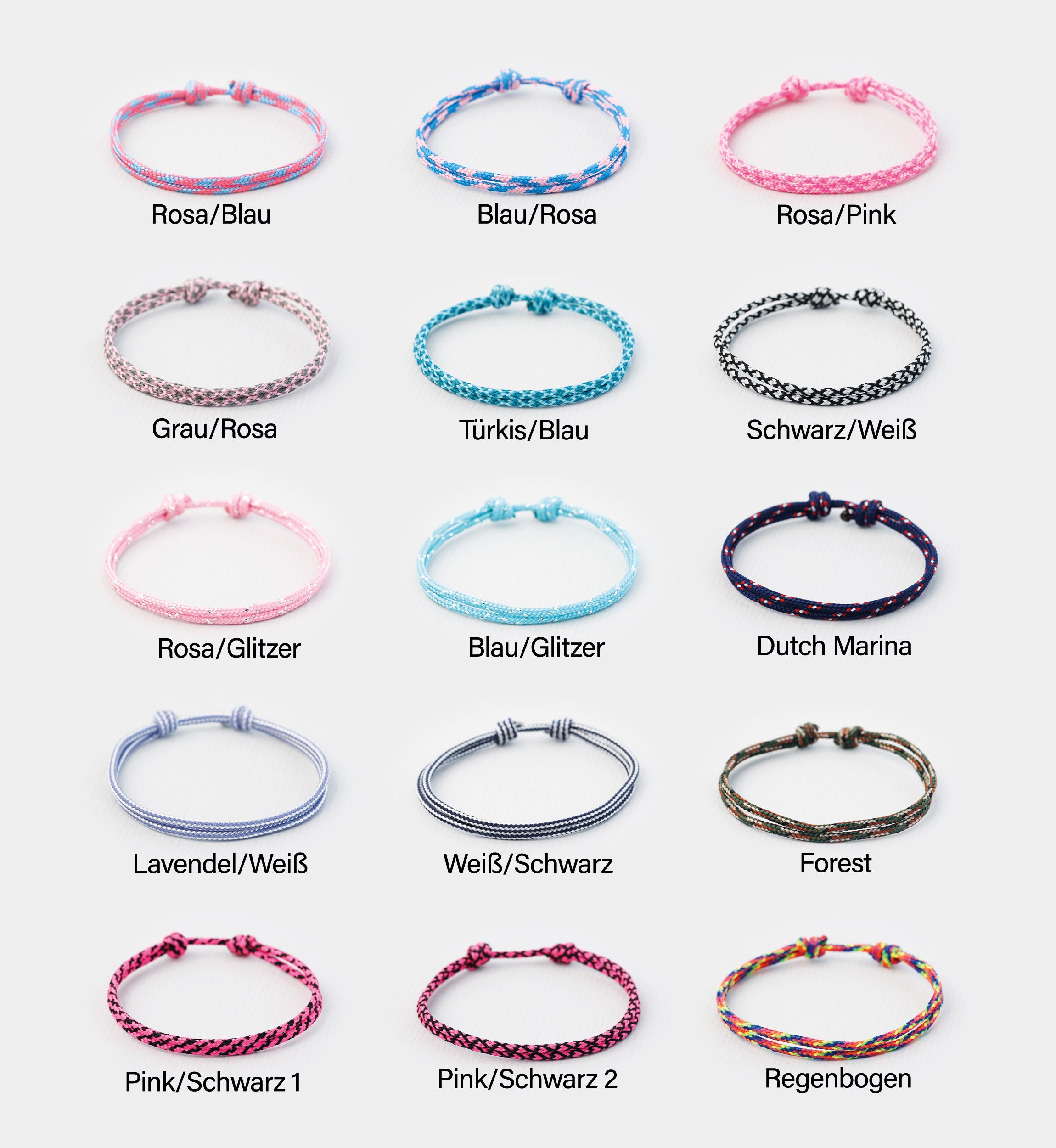 Personalized sailing rope bracelet - name bracelet - friendship bracelet - surfer bracelet - partner bracelet - stainless steel bracelet with engraving - A195