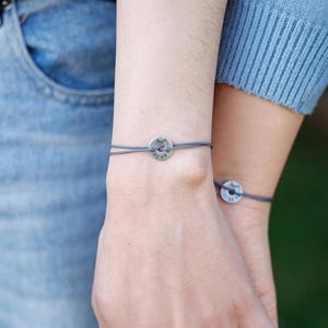 Pulsera redonda personalizada-Grabado deseado-Comunión-Confirmación-Confirmación-Pulsera Ichthys-Pulsera infantil-AE008