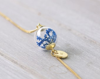 925er Personalisierte Armband, Echte Blumen Armband mit Wunschgravur, Hochzeit Armband Blumen, rosegold, gold, A163