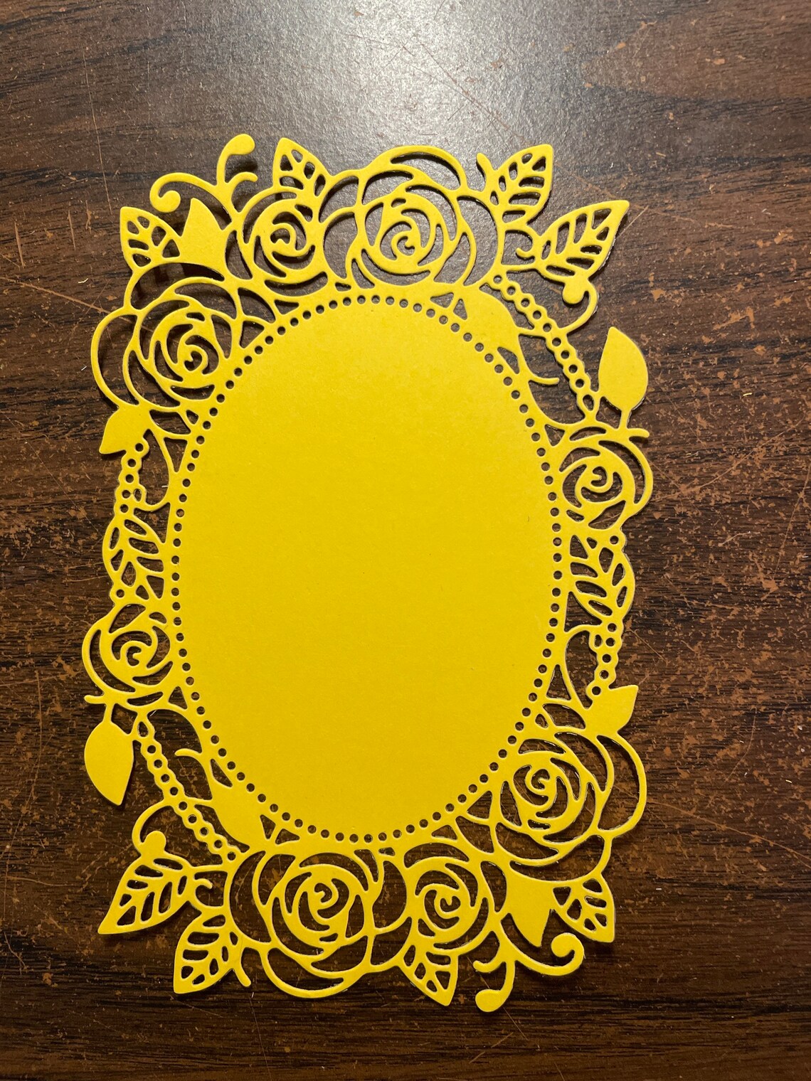 3 Large Card Overlays Die Cuts Card Stock Die Cut Card or Scrapbooking