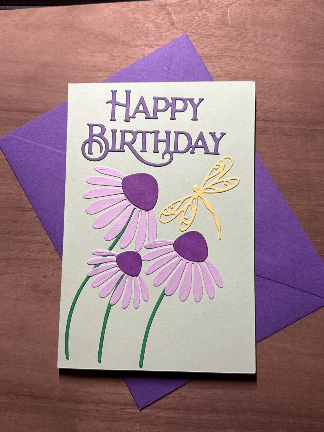 Happy Birthday Daisy Card - Etsy