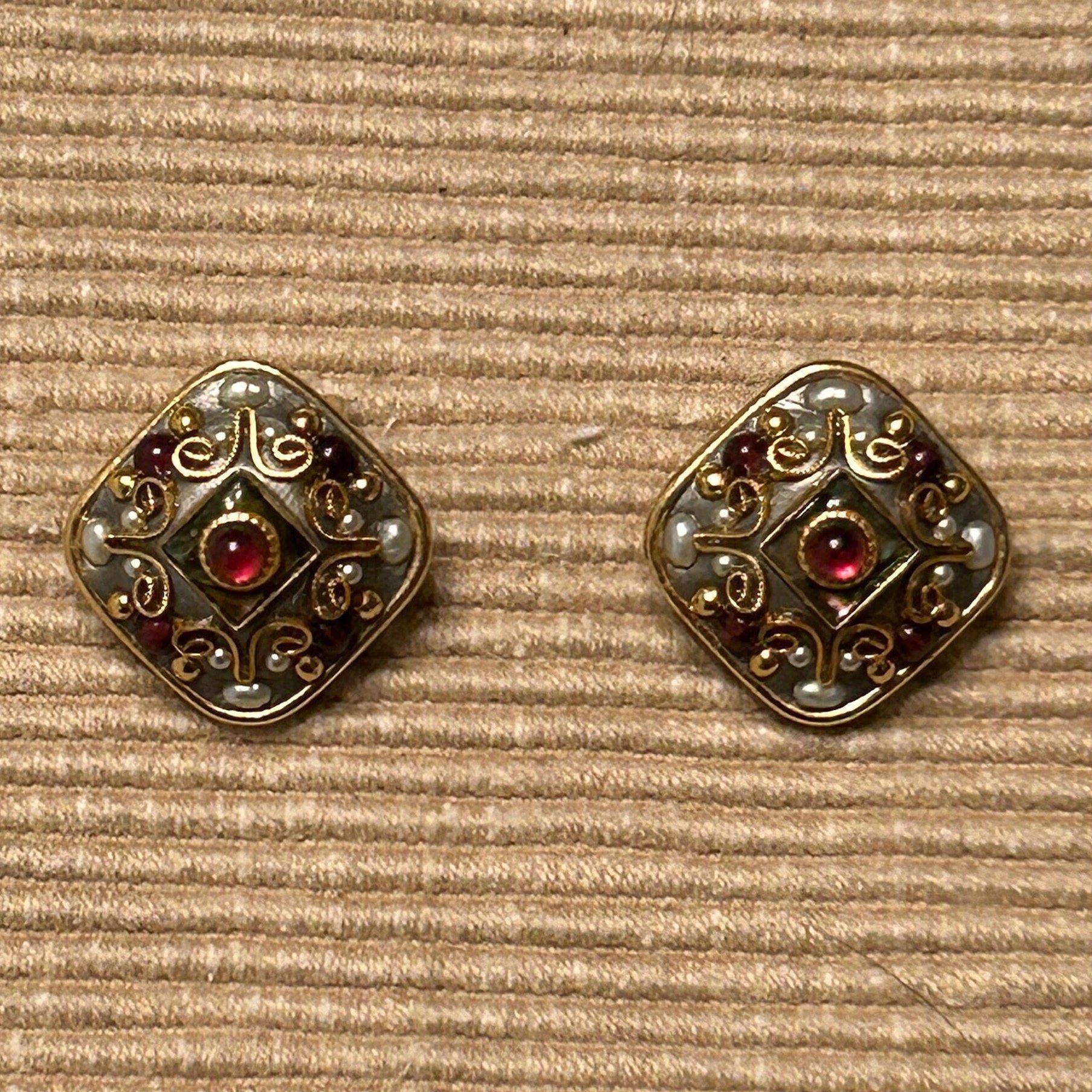 Beautiful Michal Golan clip earrings