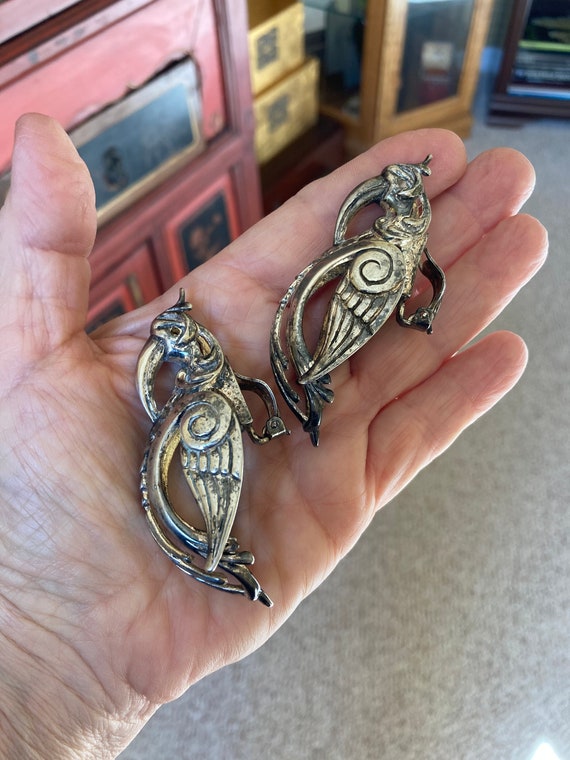 Ultra Rare Dominique Aurientis parrot clip earrin… - image 7