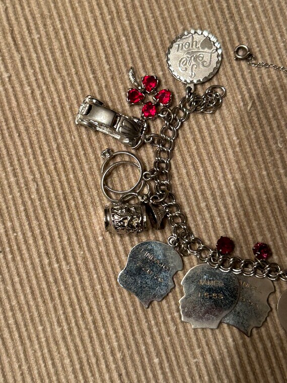 Eclectic sterling silver charm bracelet - image 3