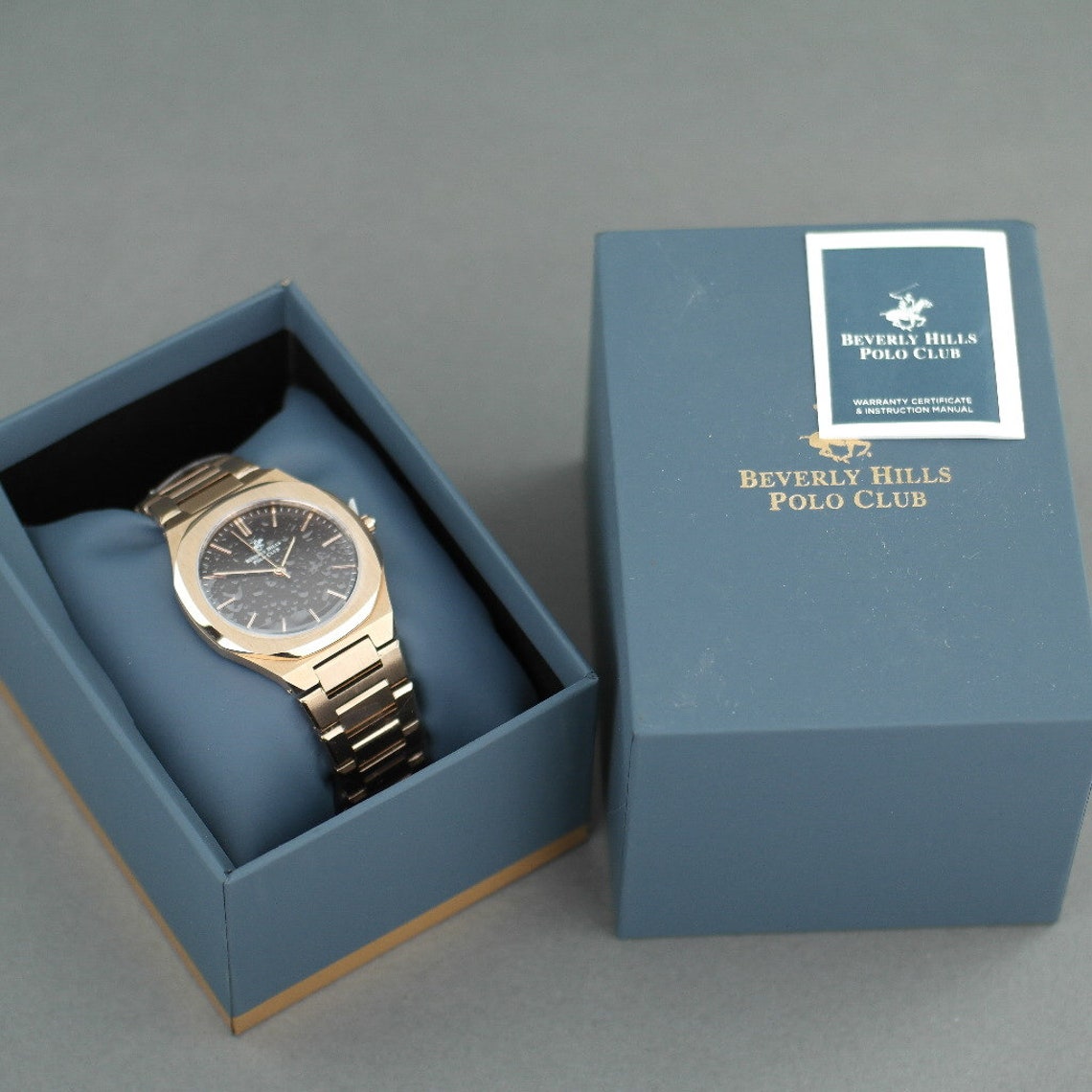 Beverly Hills Polo Club Iconic style gold plated wrist watch Etsy