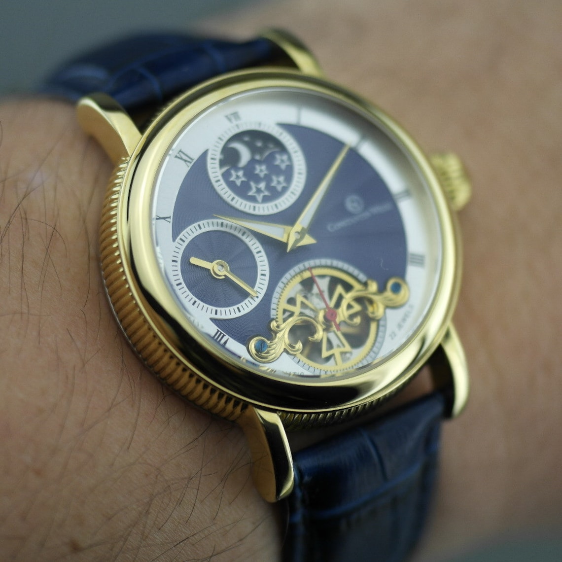 Constantin Weisz Automatic Open Heart Wrist Watch 22 Jewels Etsy Constantin Weisz Automatic Open Heart Wrist Watch 22 Jewels Etsy