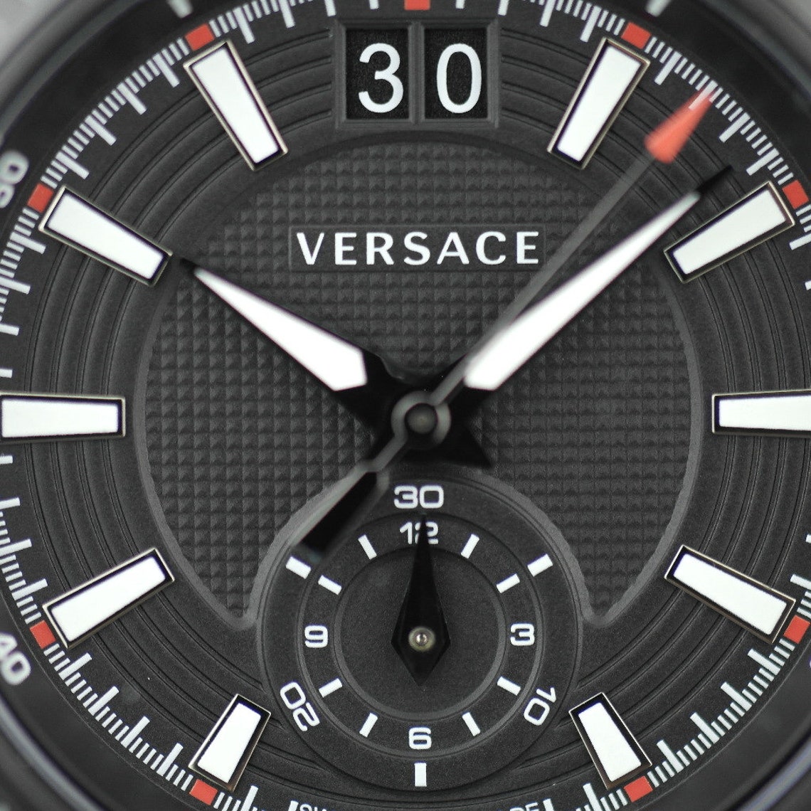 Buy VERSACE Vrace Tachymeter Analogue Gents Watch in Black Online in