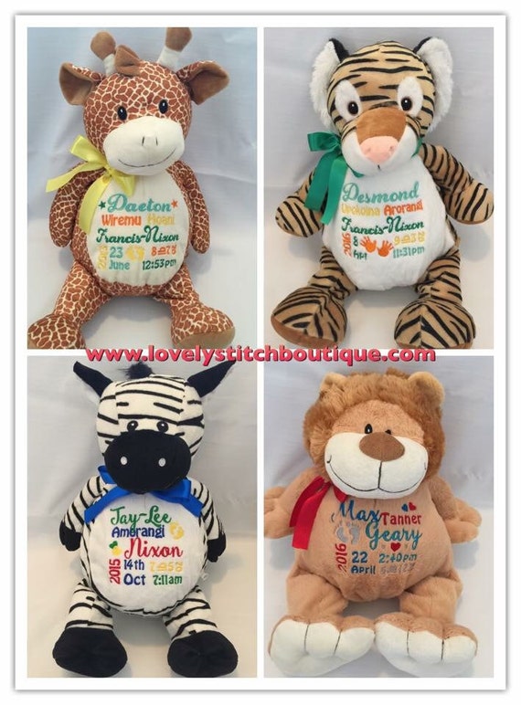 personalised stuffed animal