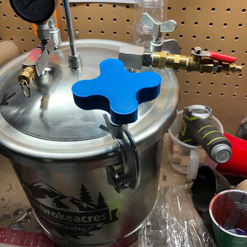 Harbor Freight Princess auto Pressure Pot Nut Adapter 3d Etsy