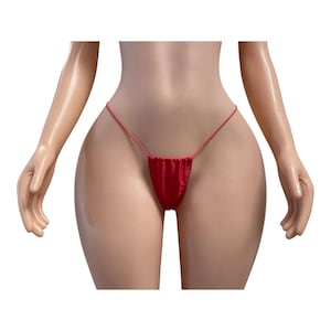 Exotic Dancer Double lined Elastic Cord Thong