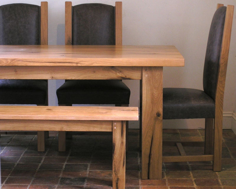 Bespoke Handmade Sustainable Oak Dining Table - Etsy UK