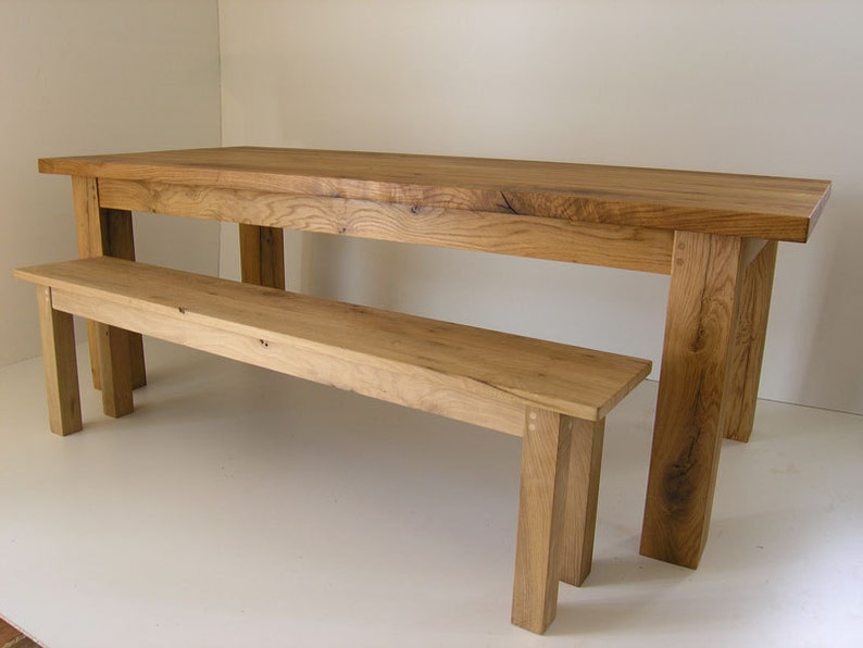 Bespoke Handmade Sustainable Oak Dining Table Etsy UK